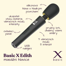 BASIC X Edith masážní hlavice