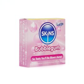 SKINS kondómy Bubblegum 4 ks