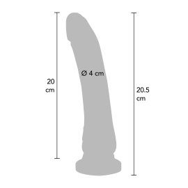 Get Real Dong dildo 20,5 cm čierne