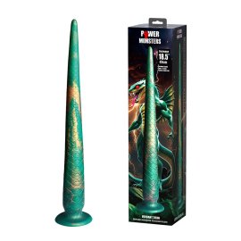 Power Monsters Verdant Titan dildo ve tvaru ocasu draka