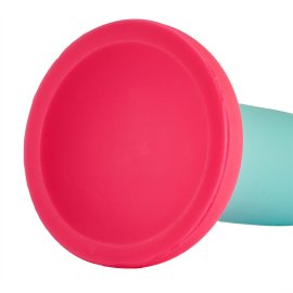 Love Signal dildo s přísavkou S - tyrkysové
