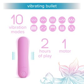 PlusOne Mini vibrátor Secret Spark – soft pink