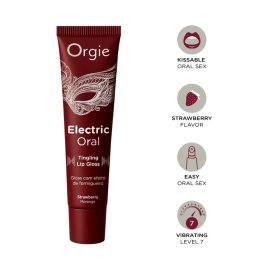 Orgie Electric Oral tingling lip gloss Strawberry 10 ml