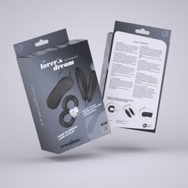Lover´s dream Trojdielna sada pre ľahké SM - čierna