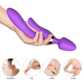 Joey oboustranný rabbit vibrátor fialový