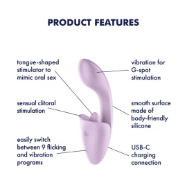 Satisfyer Tongue Expert vibrátor na G-bod a klitoris 2v1