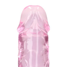 Realrock gelové dildo s přísavkou 13 cm růžové
