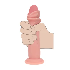 RealRock Dual Density and Sliding realistické dildo 23 cm