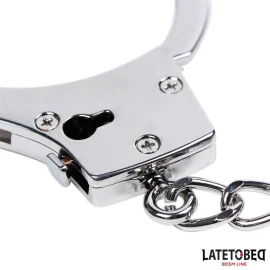 BDSM LINE Kovová pouta na ruce 252 g
