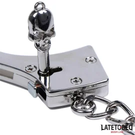 BDSM LINE Kovová pouta na ruce 252 g
