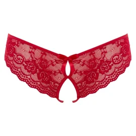 Cottelli Lingerie Krajkové kalhotky červené