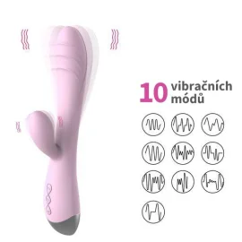BASIC X Philip rabbit vibrátor světle růžový