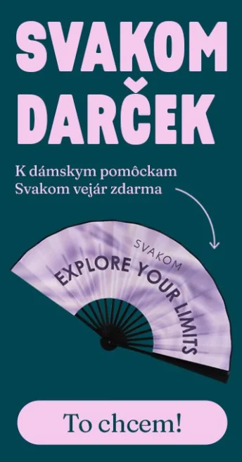 Získajte elegantný vejár ako darček k pomôckam SVAKOM pre ženy