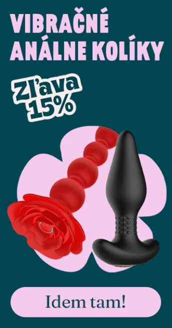 Sleva 15 % na vibrační anální kolíky