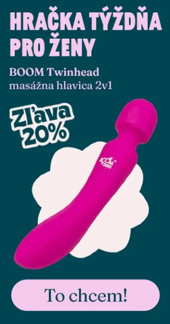 Akcia týždňa pre ženy - obojstranná masážna hlavica BOOM Twinhead s 20% zľavou