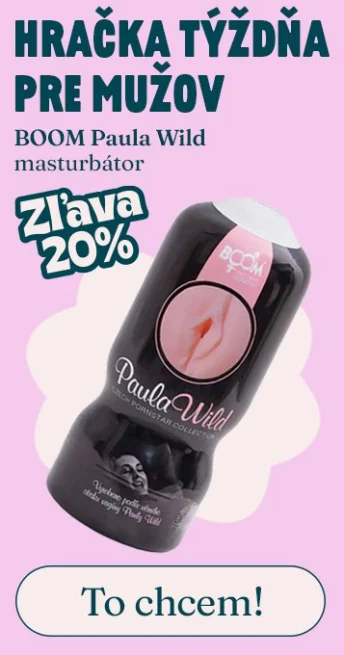 Akcia týždňa pre mužov - masturbátor BOOM Paula Wild s 20% zľavou