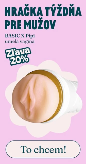 Akcia týždňa pre mužov - masturbátor BASIC X Pipi s 20% zľavou