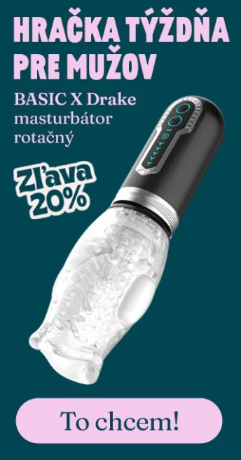 Akcia týždňa pre mužov - masturbátor BASIC X Drake s 20% zľavou