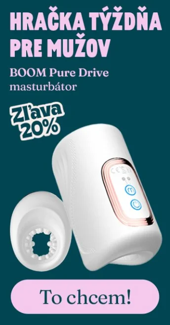 Akcia týždňa pre mužov - masturbátor BOOM Pure Drive s 20% zľavou