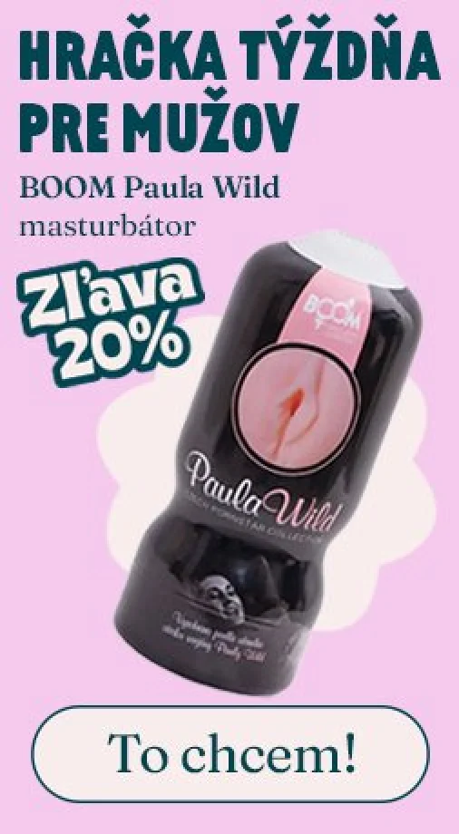 Akcia týždňa pre mužov - masturbátor BOOM Paula Wild s 20% zľavou