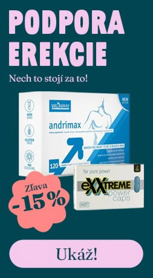Odporúčame na podporu erekcie a navyše zľava 15 %