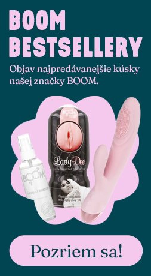 Objavte najpredávanejšie erotické pomôcky značky BOOM