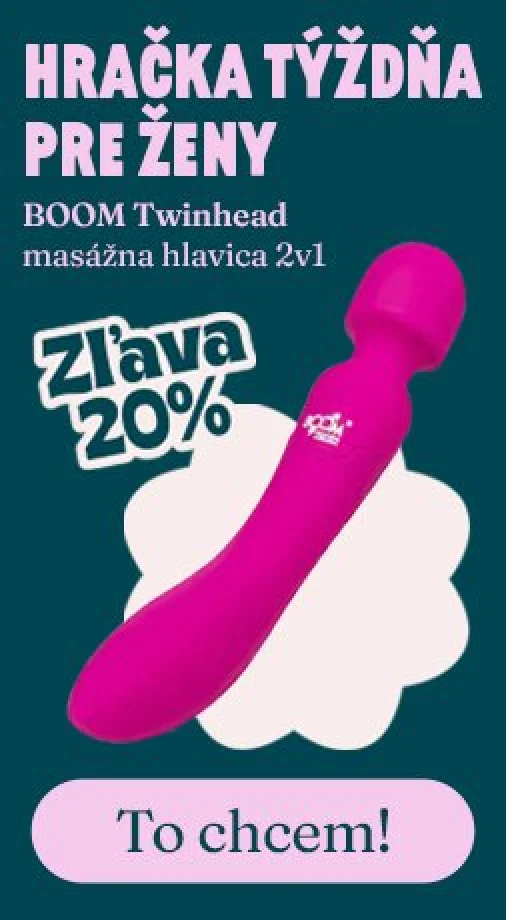 Akcia týždňa pre ženy - obojstranná masážna hlavica BOOM Twinhead s 20% zľavou