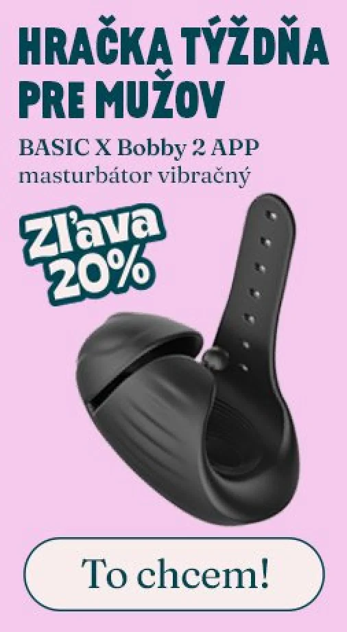 Akcia týždňa pre mužov - masturbátor BASIC X Bobby2 s 20% zľavou