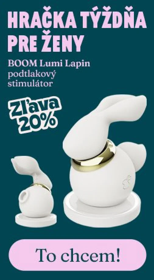 Akcia týždňa pre ženy - stimulátor klitorisu BOOM Lumi Lapin s 20% zľavou