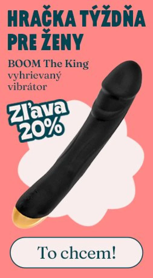 Akcia týždňa pre ženy - klasický vibrátor s vyhrievaním BOOM The King s 20% zľavou