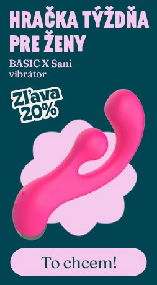 Akcia týždňa pre ženy - vibrátor na klitoris BASIC X Sani s 20% zľavou