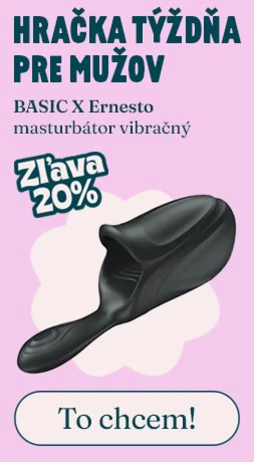 Akcia týždňa pre mužov - masturbátor BASIC X Ernesto s 20% zľavou