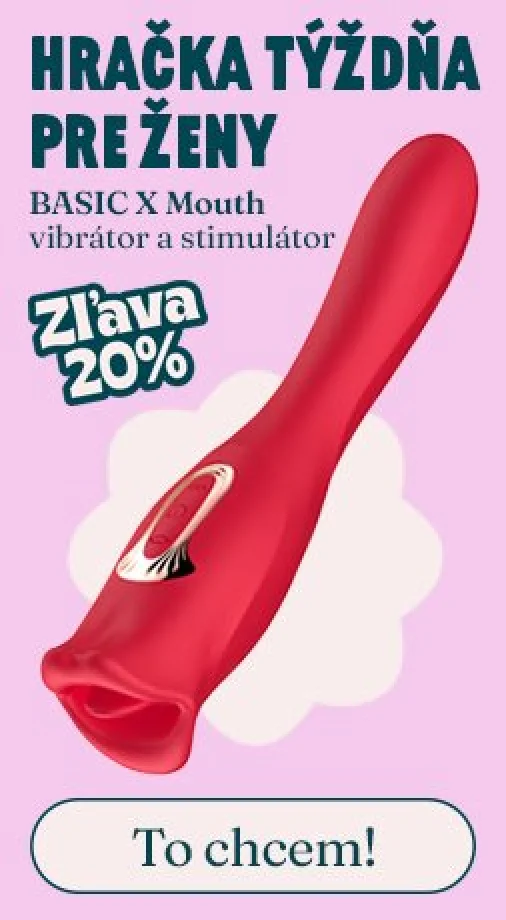 Akcia týždňa pre ženy - BASIC X Mouth vibrátor a stimulátor klitorisu 2v1 s 20% zľavou