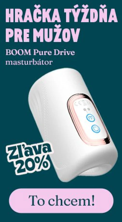 Akcia týždňa pre mužov - masturbátor BOOM Pure Drive s 20% zľavou