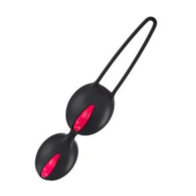 Fun Factory Smartballs Duo Venušine guličky - raspberry/black