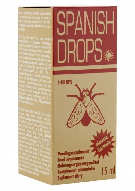 Španielske mušky Gold 15 ml