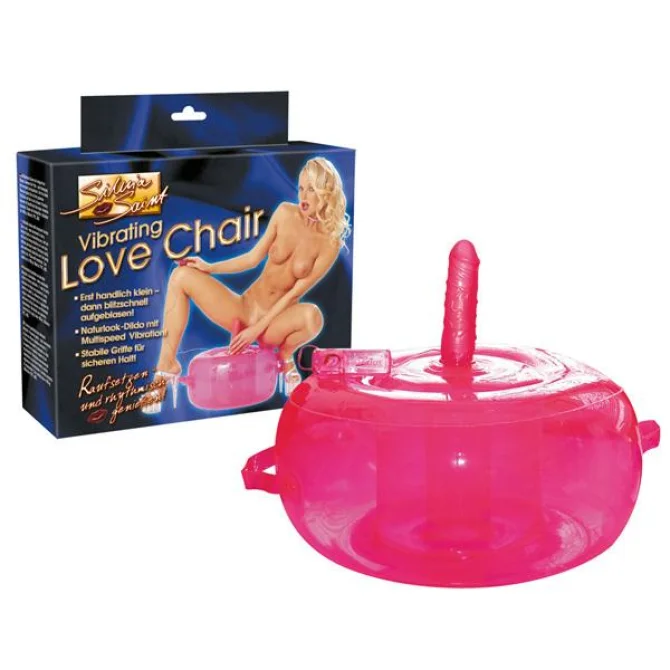 Silvia Saint Love Chair Rodeo Taburetka s vibrátorom - pink