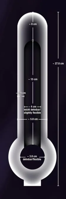 Crystal Skin Predlžujúci návlek na penis XXL