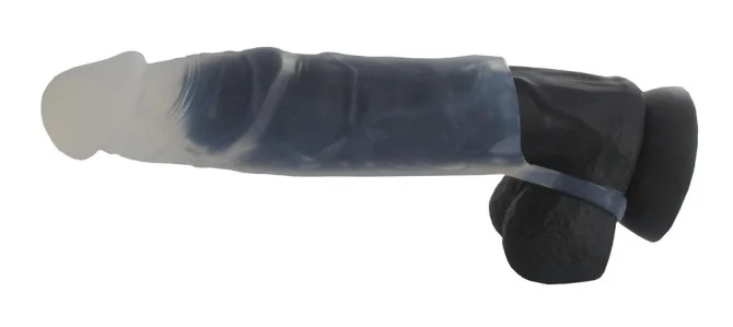 BASIC X Návlek na penis M - transparentný