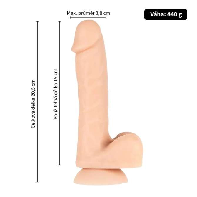 BOOM Dual Density Dildo telové