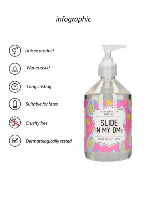 Slide in my DMs Lubrikačný gél 500 ml