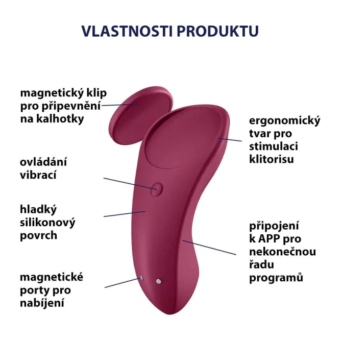 Satisfyer Sexy secret Vibrátor do nohavičiek
