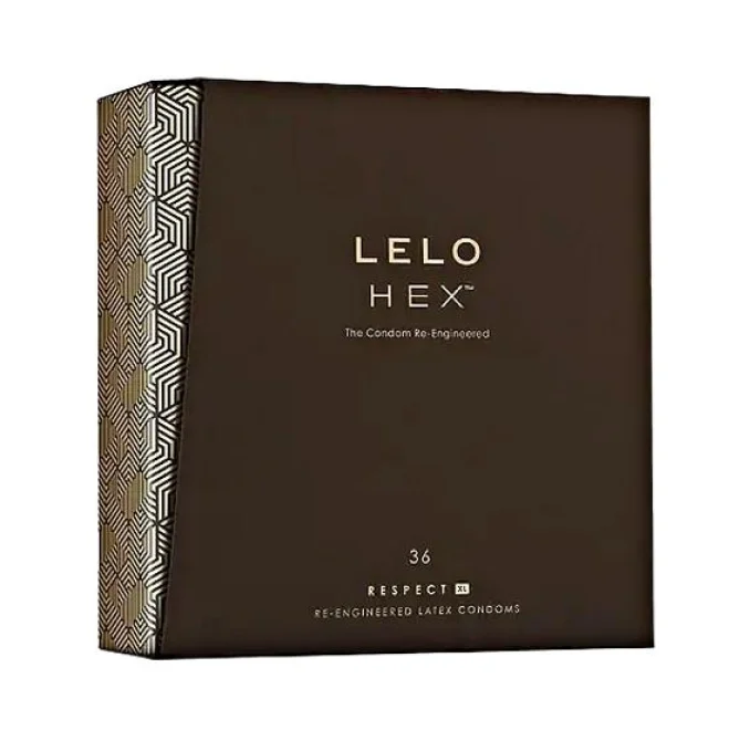 Lelo HEX respect XL kondómy 36 ks