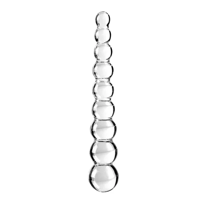 Icicles No 2 obojstranné sklenené dildo