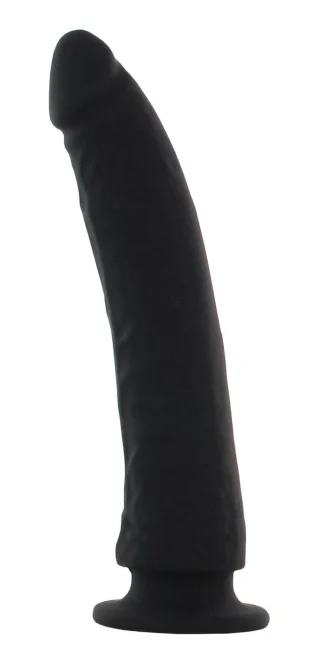 BASIC X Elio silikónové dildo s prísavkou čierne