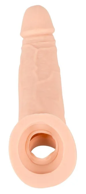 Nature Skin p návlek na penis so slučkou na semenníky
