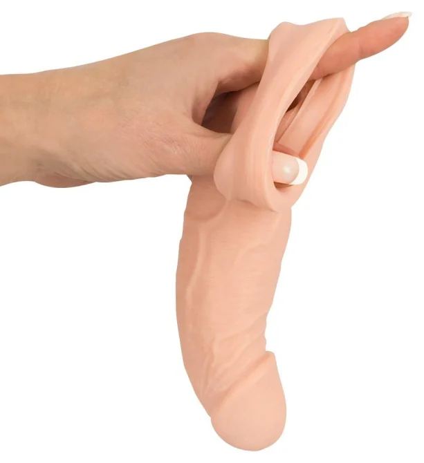 Nature Skin p návlek na penis so slučkou na semenníky