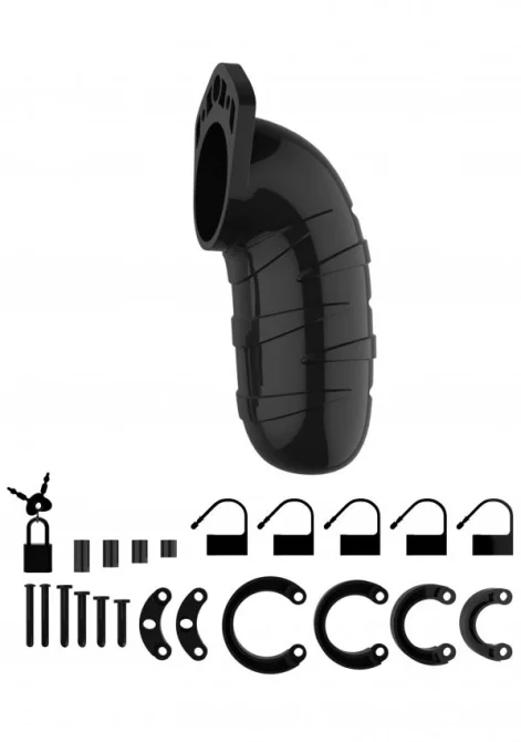 ManCage 05 Klietka na penis 14 cm - čierna