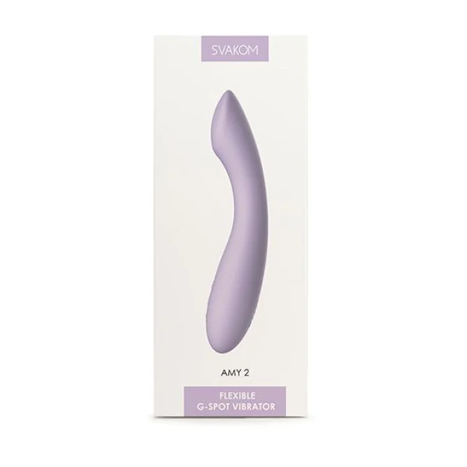 Svakom Amy 2 G-spot vibrátor - svetlo fialový