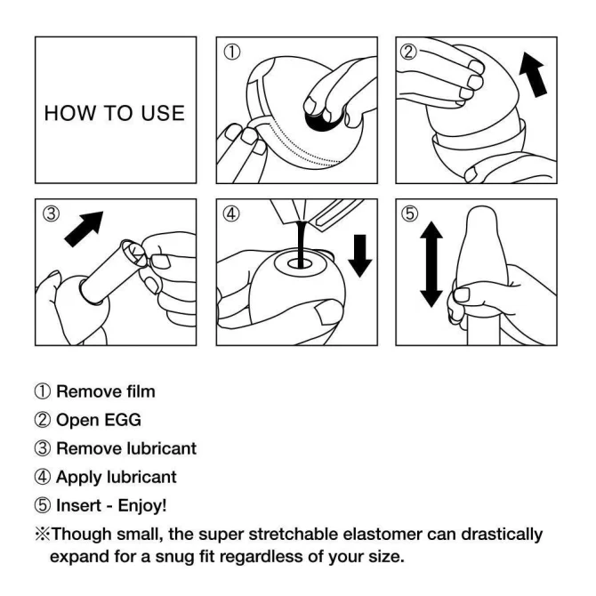Tenga Egg Tube masturbátor
